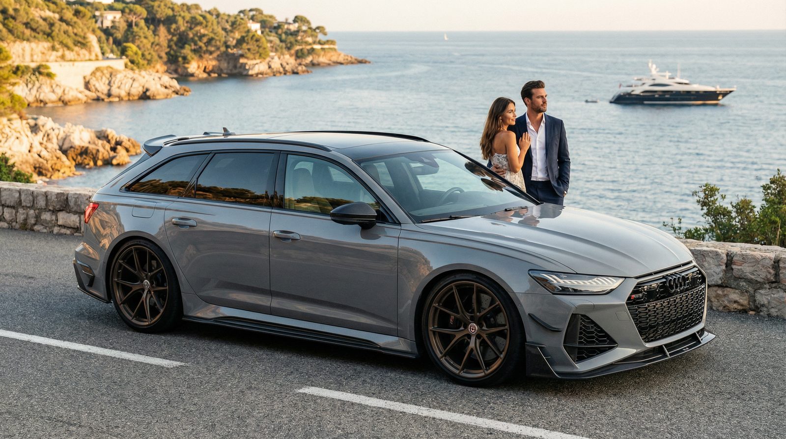 小马拉大车奥迪RS6旅行车视频